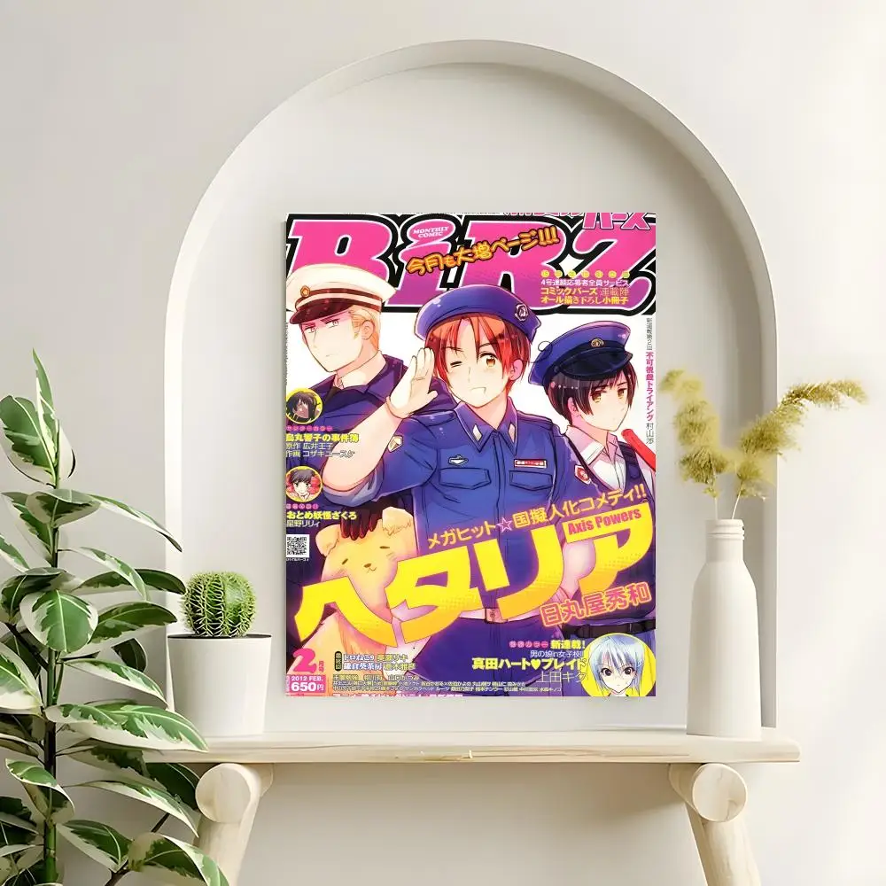 Anime Axis Powers Hetalia Poster Hochauflösende Poster-Aufkleber, geeignet für Schlafzimmer, Wohnzimmer, Heimdekoration – Detail 8