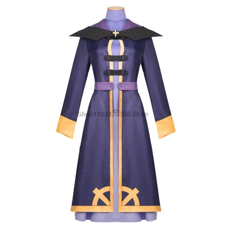 Wiz Cosplay Anime God's Blessing Megumin Cos Costume For Women Girls Cute Dress Outfits Halloween Woman Girls Cosplay Costumes