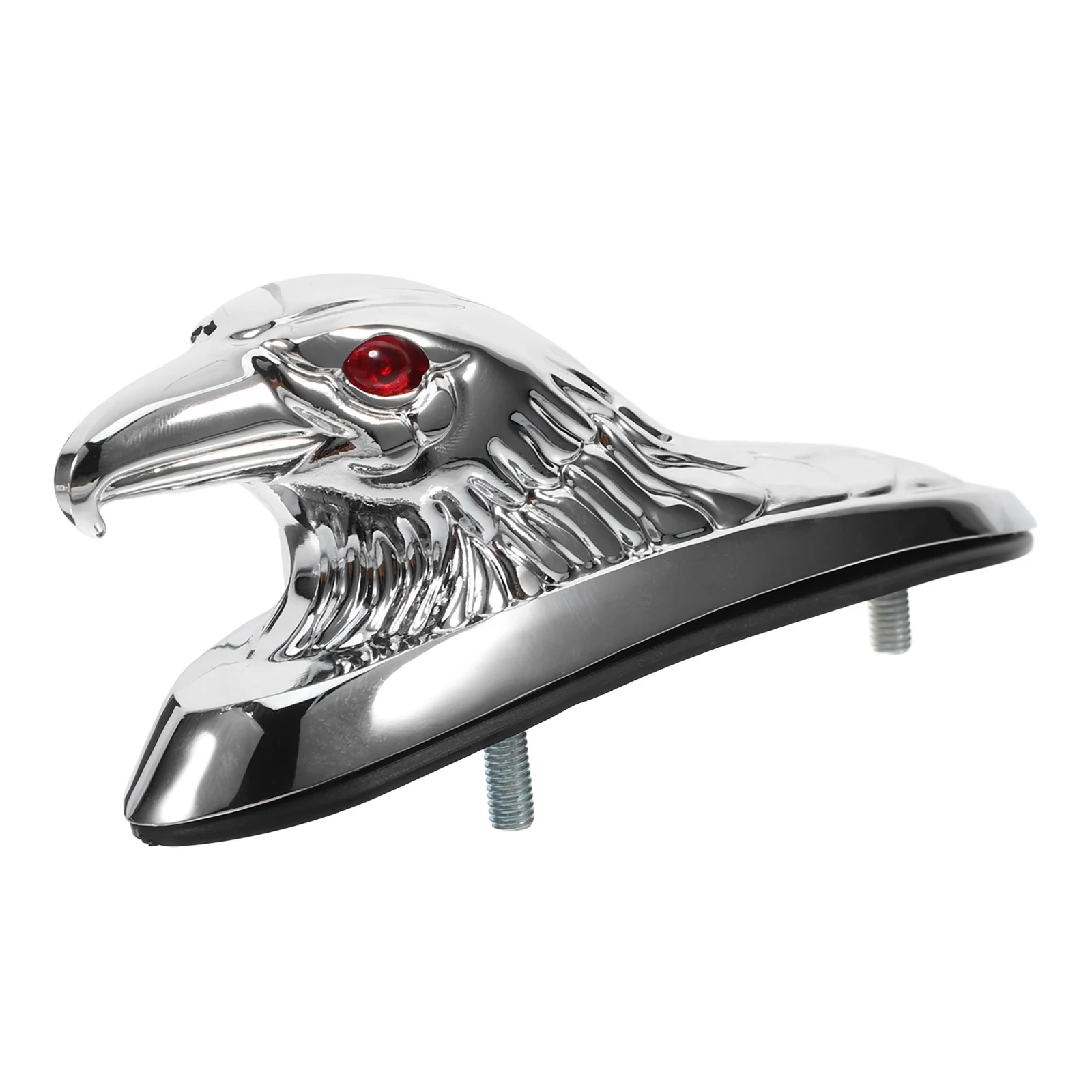 

Metal Eagle Head Ornament for Motorcycle Front Mudguard Decoration Universal Stylish Bike Accessory Strong Reliable Design Easy