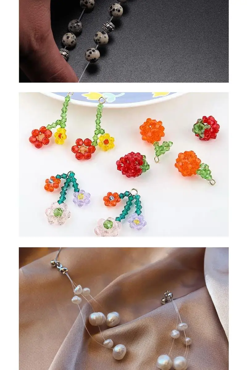 0.4-1.0mm Elastic Crystal Jewelry Cord Beading String Strong Stretchy Thread Cords for DIY Necklace Bracelet Jewelry Making - view 4