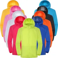 Summer Men's Quick Dry Skin Jackets Women Ultra-Light Casual Breathable Coats Waterproof UV Protection Bike Bicycle Jackets 4XL