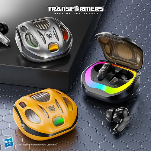 TRANSFORMERS TF-T35 auriculares inalámbricos Bluetooth 5,4 con cancelación de ruido auriculares para juegos de baja latencia de larga resistencia auriculares de música