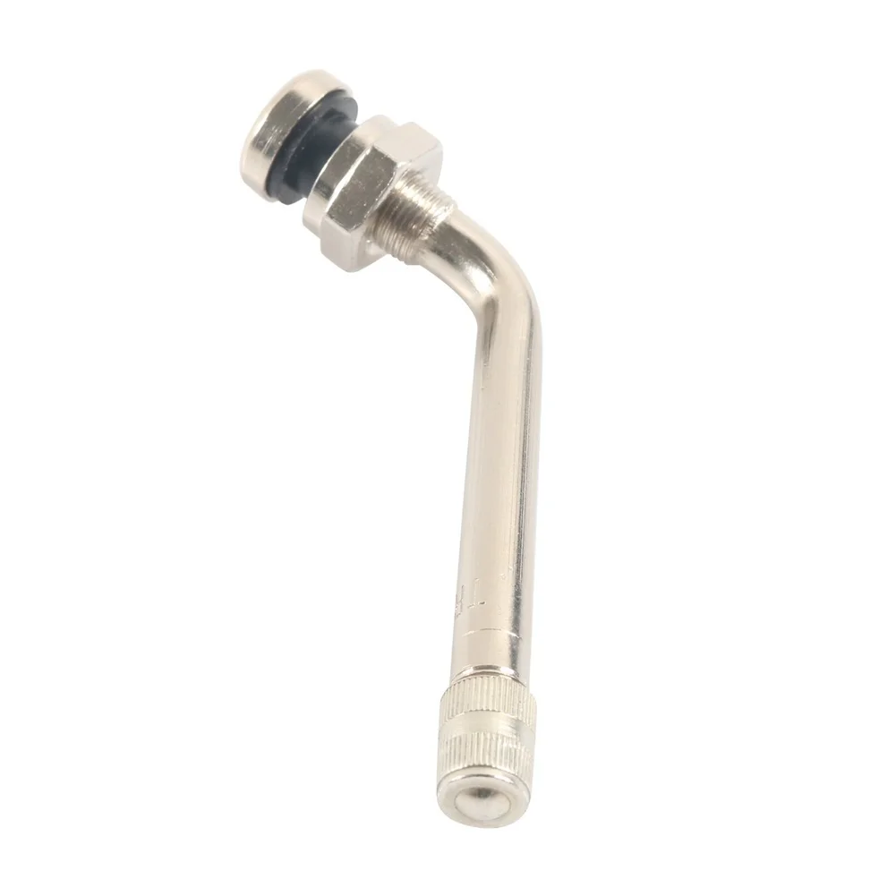16PCS Truck Tire Valve Stem Brass Material OE Part Numbers TR555D With Clamp-In Design 120° Bend Angle