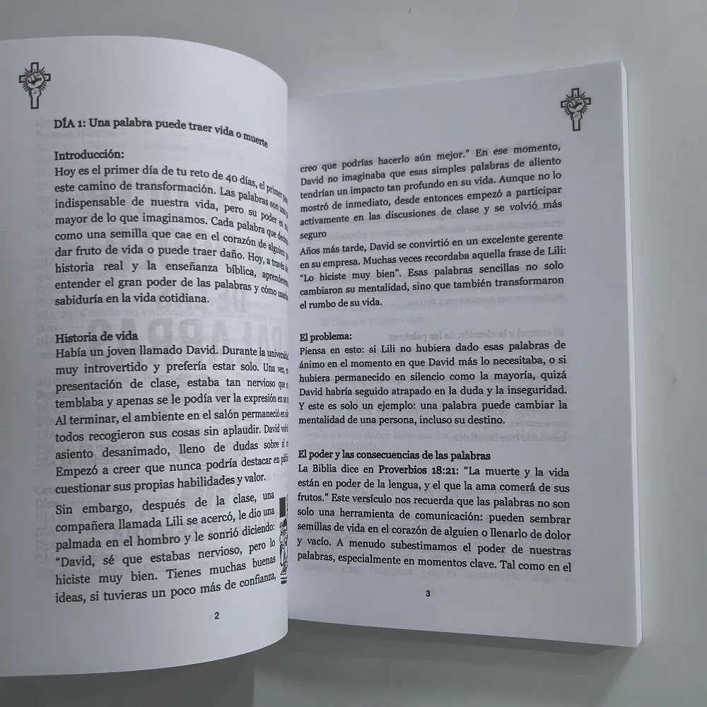 2026 meistverkauftes 40-Tage-Buch „Stille Reise: Die Stimme Gottes hören“ auf Spanisch – Detail 3