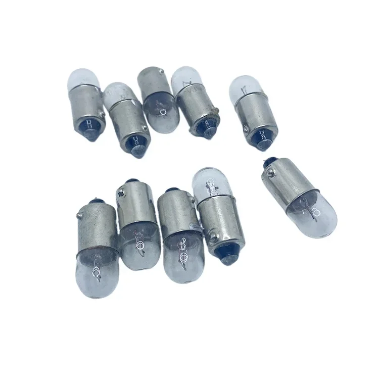 10pcs for Motorcycle Single Contact Fog Bulb T10 Small Instrument Bulb Wide Bulb Socket 12V 3W Fog Light image 6