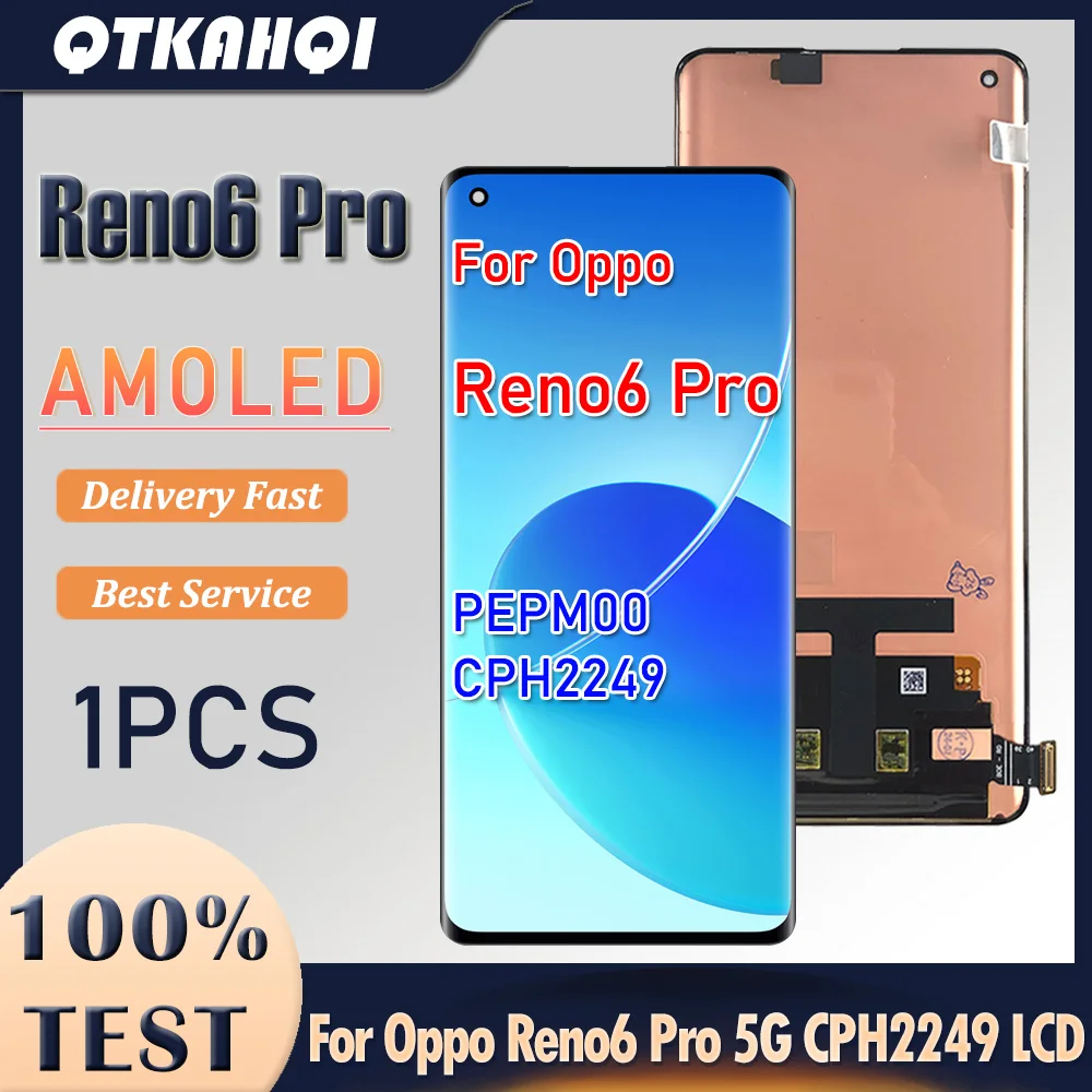 شاشة لمس AMOLED بحجم 6.55 بوصة لجهاز Oppo Reno6 Pro 5G (نموذج CPH2247) – تقييم شامل ونصائح عملية للاختيار الصحيح