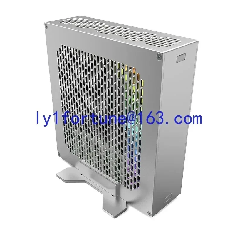 2.2-liter mini DC-M2 nuclear display itx chassis, supports built-in DC power supply