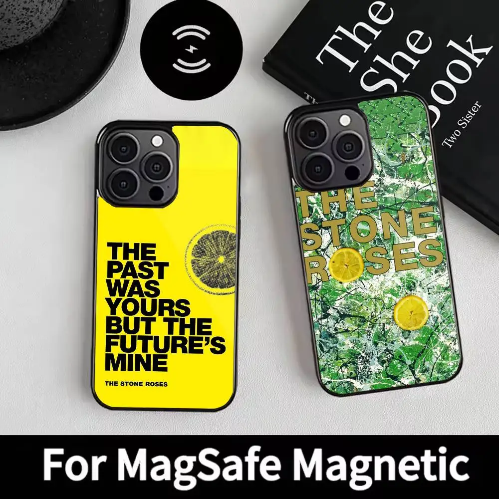 

Band The S-Stone Roses Phone Case For iPhone 17 16 15 14 13 12 Pro Max Plus for Magsafe Mirror Wireless Magnetic Cover