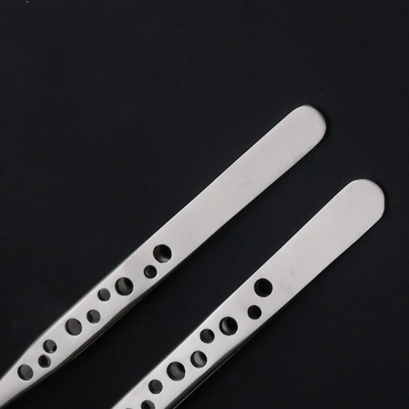 1/2Pc Professional High Precision Stainless Steel Tweezers Curved Straight Tip Tweezer for Eyelash Extensions Eyebrow Tweezers