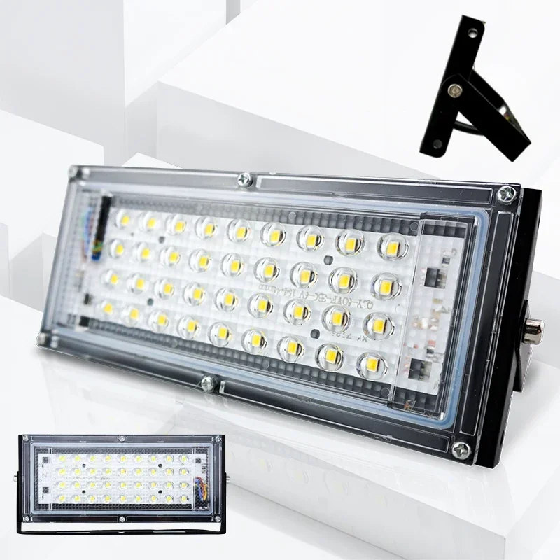LED Floodlight Bulb 30W AC 220V 230V 240V Warm White Lamp Flood Light Spotlight Outdoor Waterproof for Street Garden Square