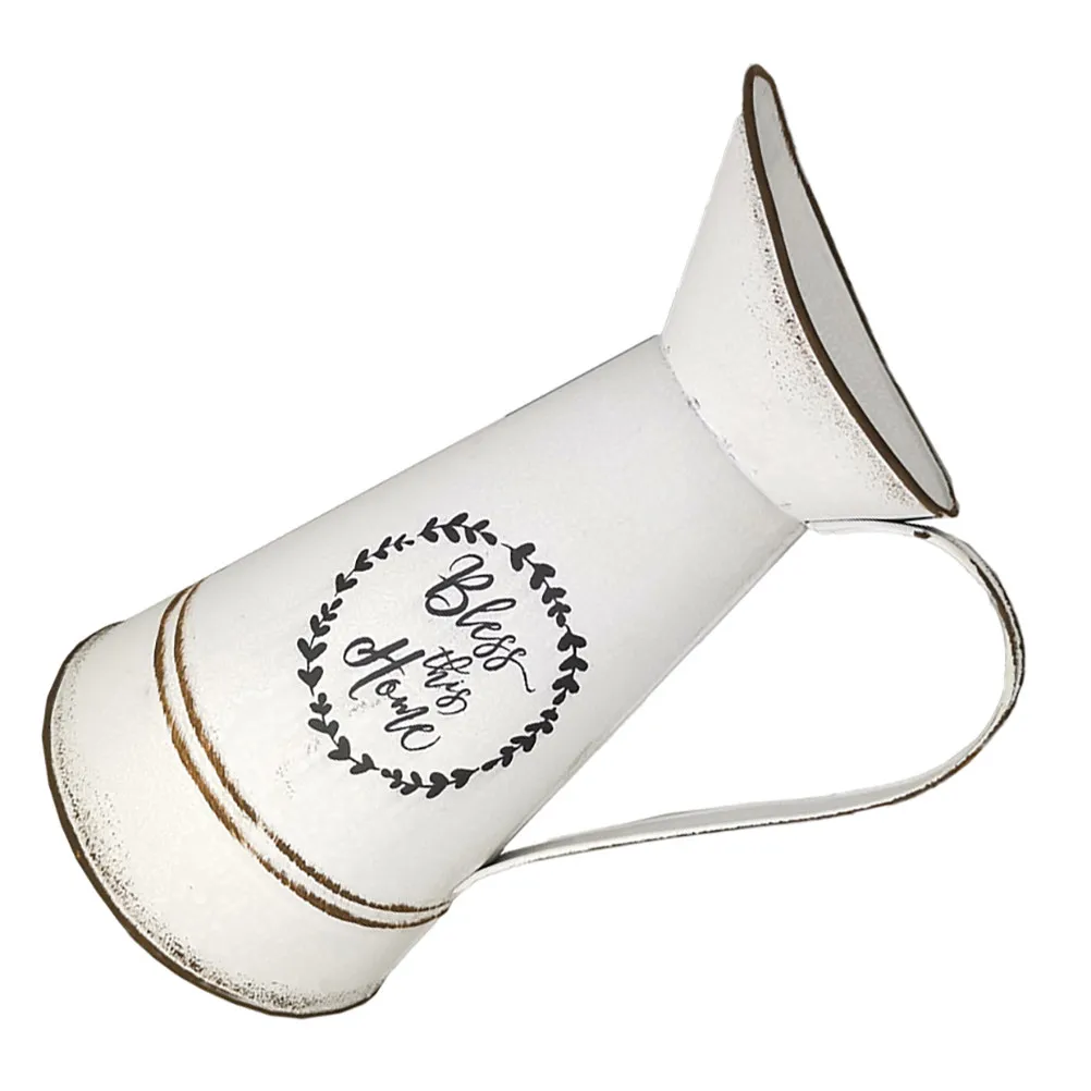 

1 шт. Декоративный цветочный горшок в деревенском стиле, легкая ваза для цветочных композиций, украшение для дома и гостиной