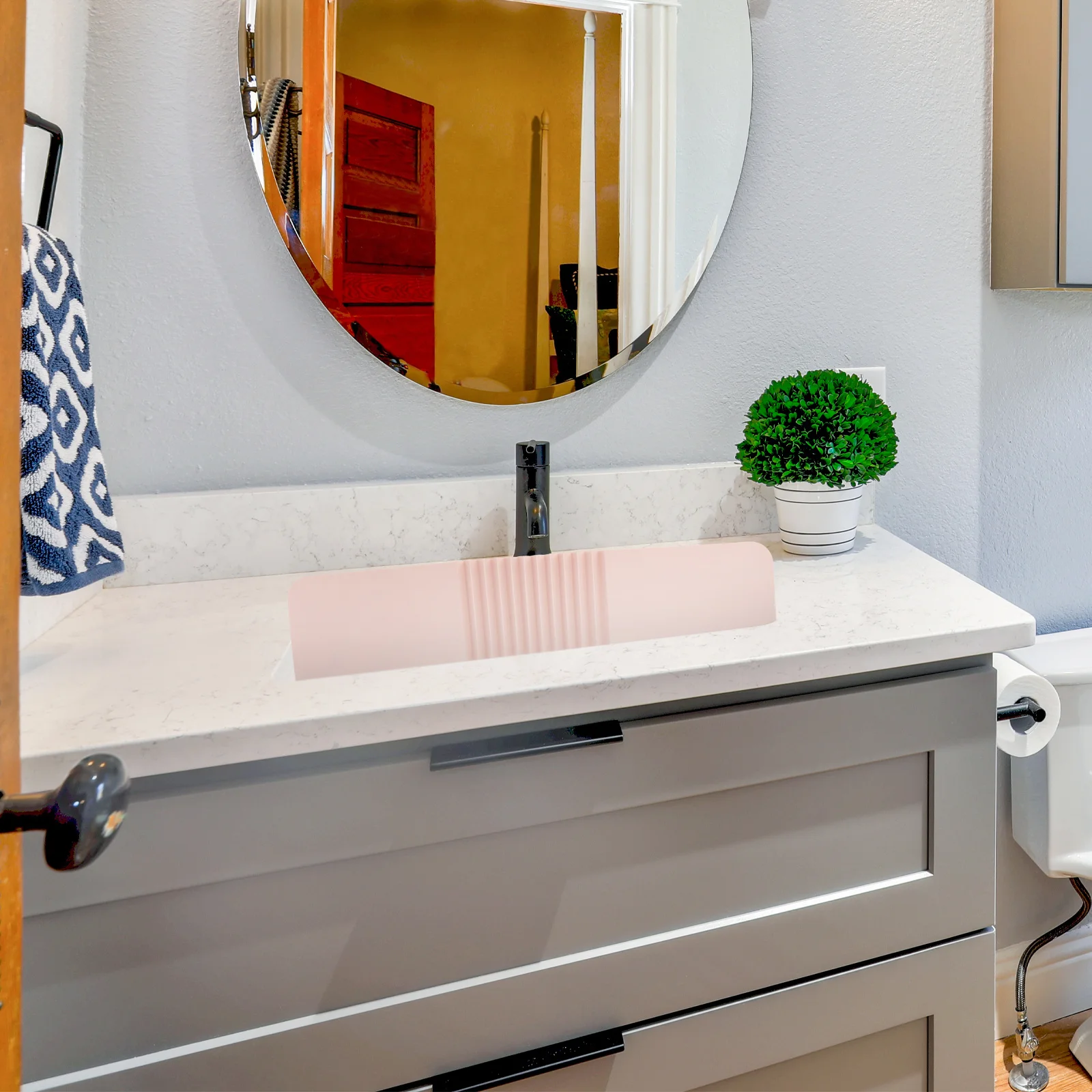 

1Pcs Sink Water Guard Premium Splash-Proof Barrier for Kitchen Sink Baffle Household Water Barrier