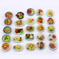 1Pcs 1/12 Doll House Miniature Ceramics Food Plate Simulation Dish Model Toys for Mini Decoration Dollhouse Accessories