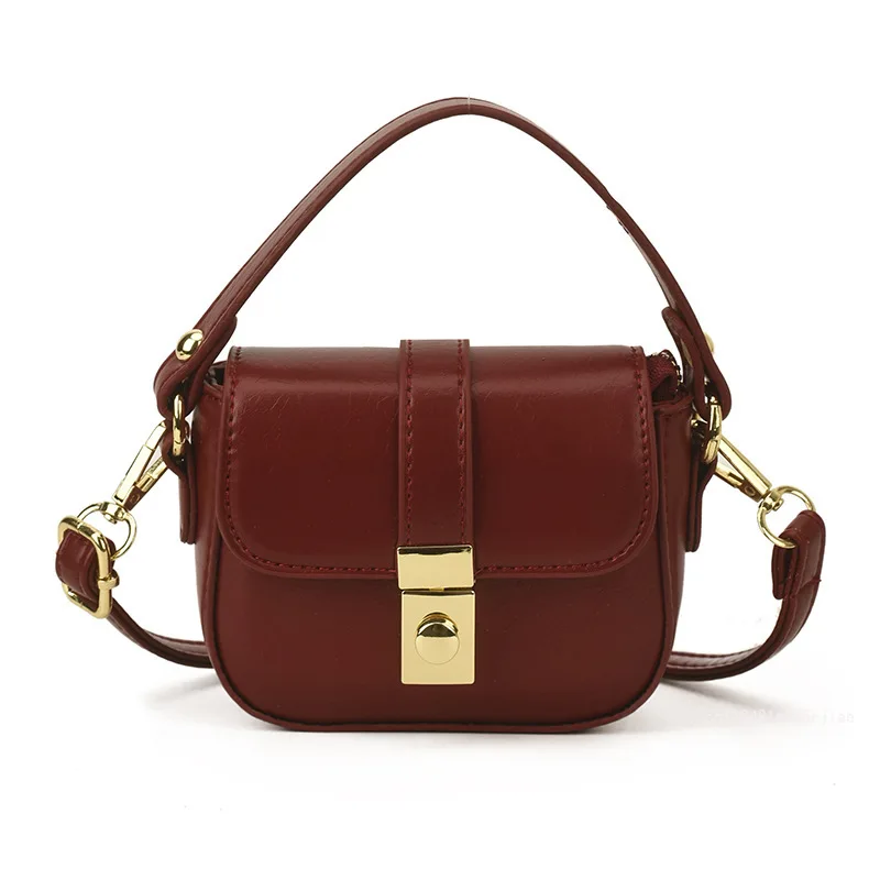 New Women's Handbag Fashion High Quality PU Multi Functional Girl Mini Bag Cartoon Versatile Cute Girl Lipstick Storage Bag