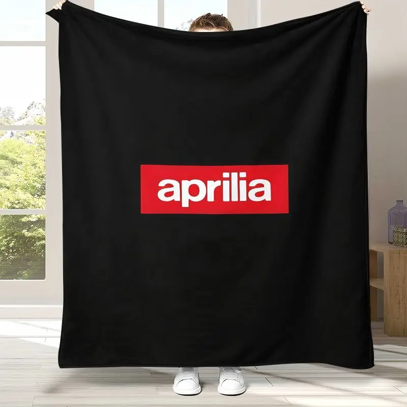 Vintage A-Aprilia Racing Car Soft Flannel Throw Blanket,Cozy Blanket for Bed,Sofa,Living Room,Picnic,Camping,Home Decor Moto