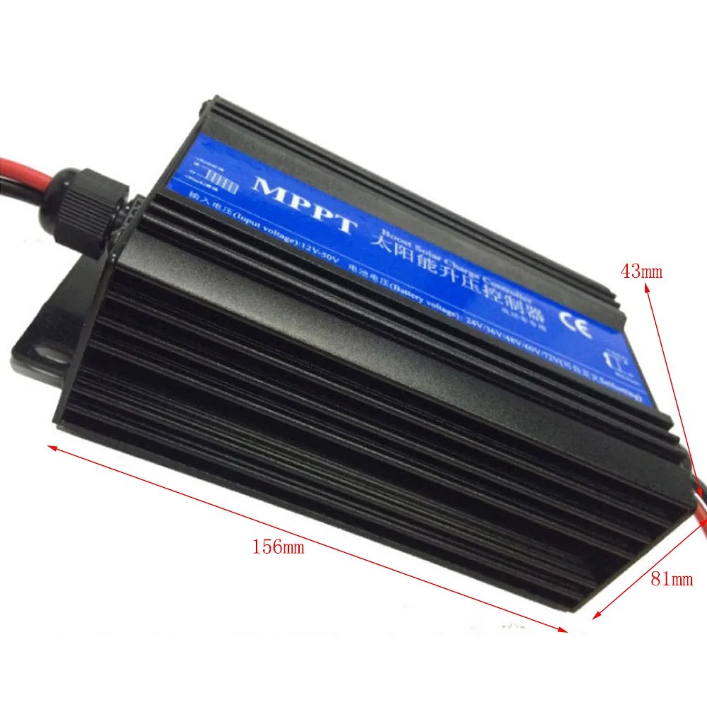 300W MPPT Solar Boost Charge Controller ​24V/36V/48V/60V/72V Electric Car Electric Charging Voltage Regulator 97% Efficiency