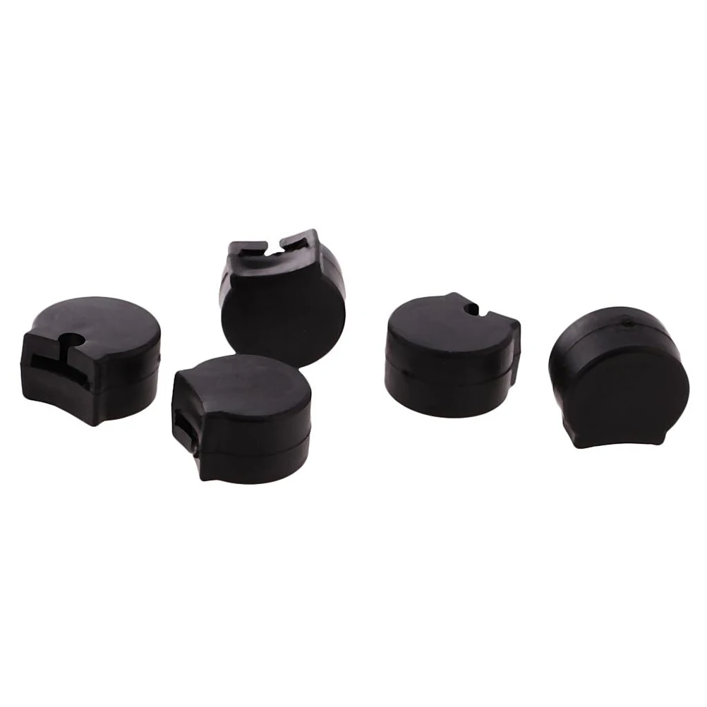 

5pcs Clarinet Finger Thumb Rest Pad Cushion Protectors Accessories Soft Durable Standard Size Rubber Fits Most Adjust