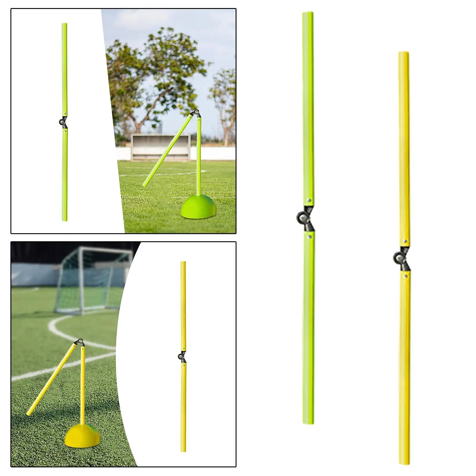 Soccer Agility Training Pole, Soccer Training Pole, Football Training Marking Pole for Sports, Football, Speed Training