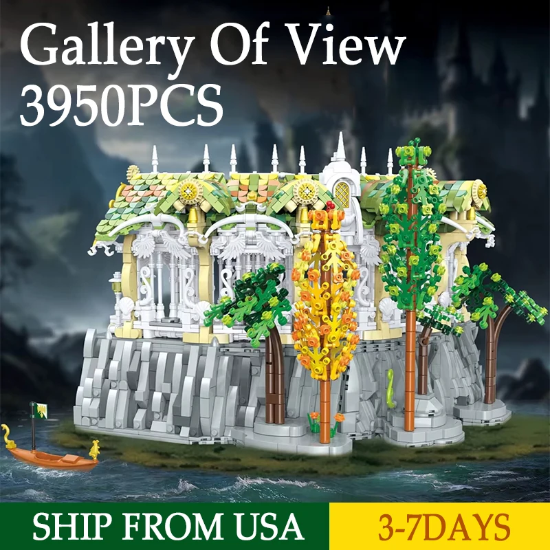 

3950PCS Valley Twilight Building Blocks MOC Street View Sets Assembly Gallery Of View Model Bricks Toys Ideal Birthday Gifts