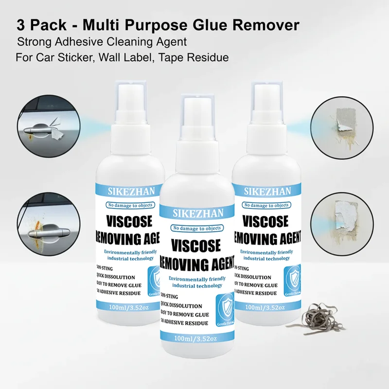 

300ml Multi Purpose Glue Remover Strong Adhesive Cleaning Agent for Car Sticker Wall Label Tape Residue Degumming Liquid