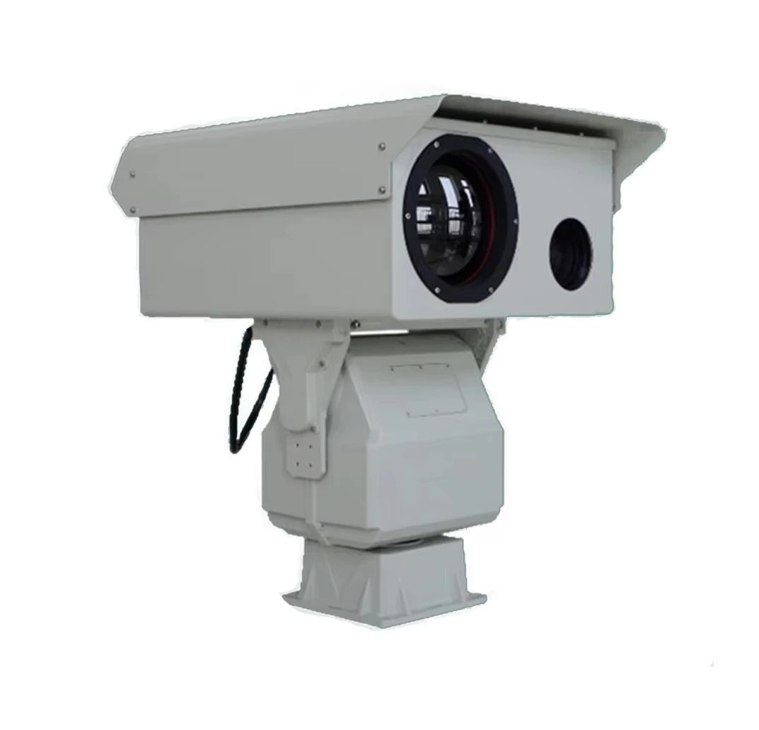 High-End Dual-Sensor PTZ Security Camera 13000m Vehicle Recognition Thermal Camera