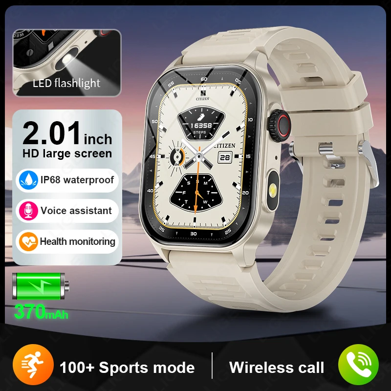 LIGE New KM02 Smart Watches Men 2.01 