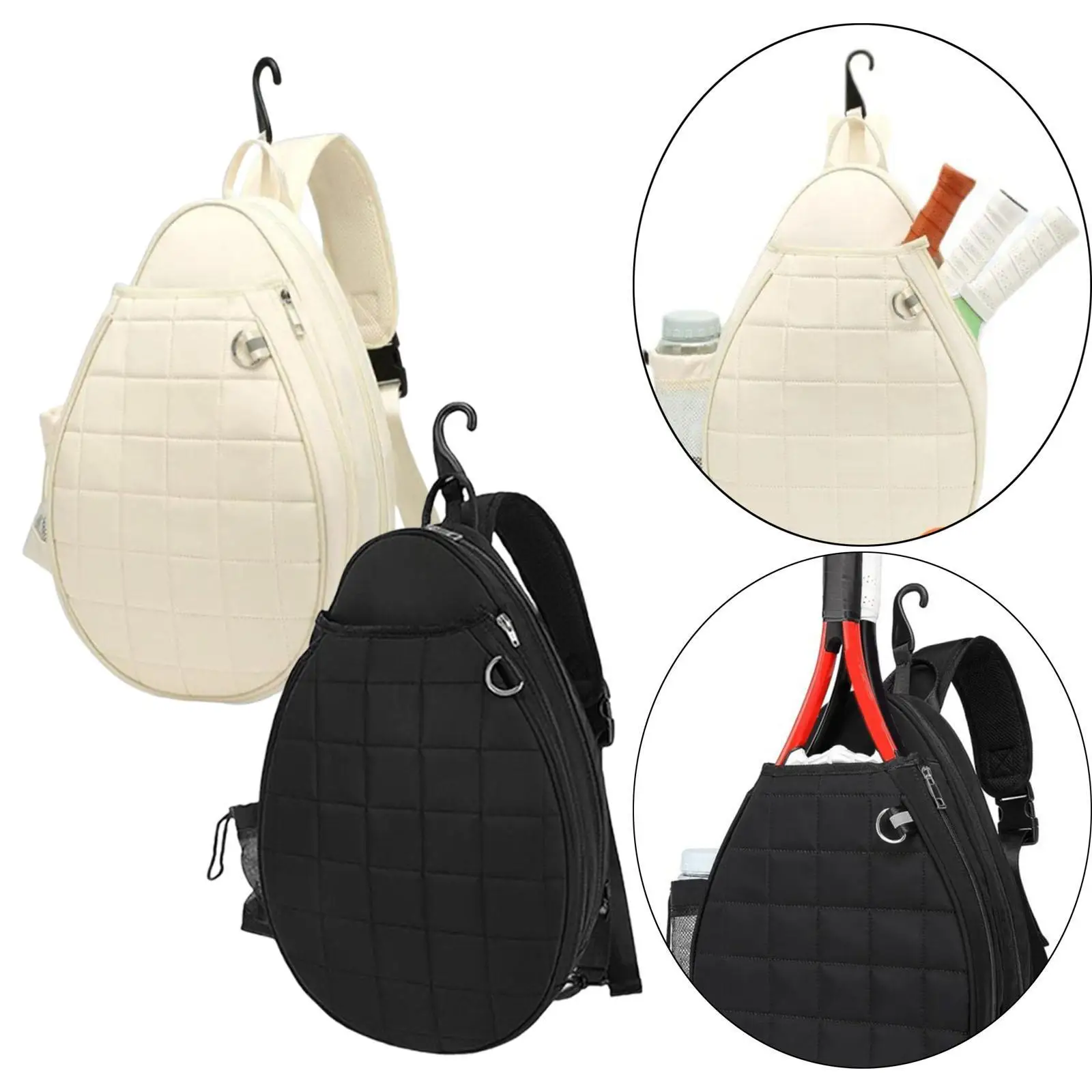 Tennis Bag for Men Women Carrier Organizer Versatile Badminton Crossbody Bag