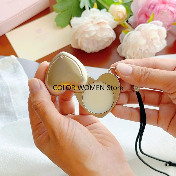 Solid Perfume Necklace – Long-Lasting Scent,Heart-Shaped Pendant,Portable Bag Charm & Fragrance Gift for Women