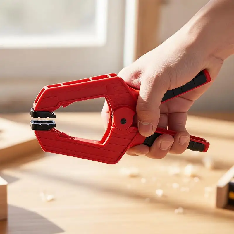Heavy Duty Nylon Spring Clamp 6 Inch A Type Woodworking Clip Strong Grip DIY Wood Working Tool For Carpenter