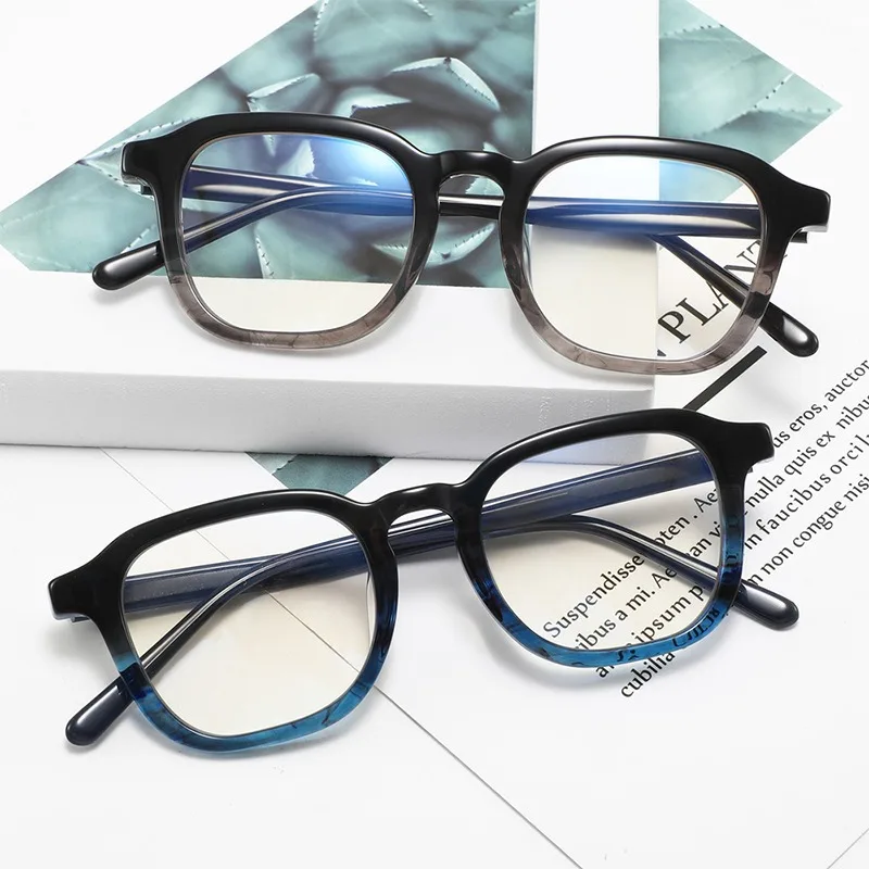 

Eyeglasses Frame Men Optical Glasses Women Computer Goggles Clear Lens Luxury Brand Vintage Acetate Glass Frame