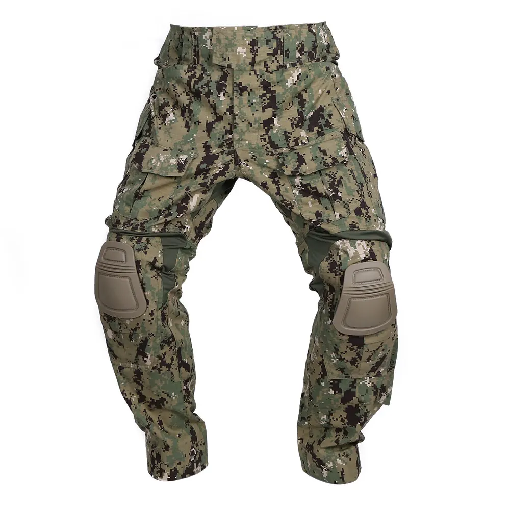 Emersongear Combat Uniform Spodnie taktyczne z nakolannikami Mulitcam G3 Emerson Spodnie Outdoor Hiking Akcesoria myśliwskie AOR2