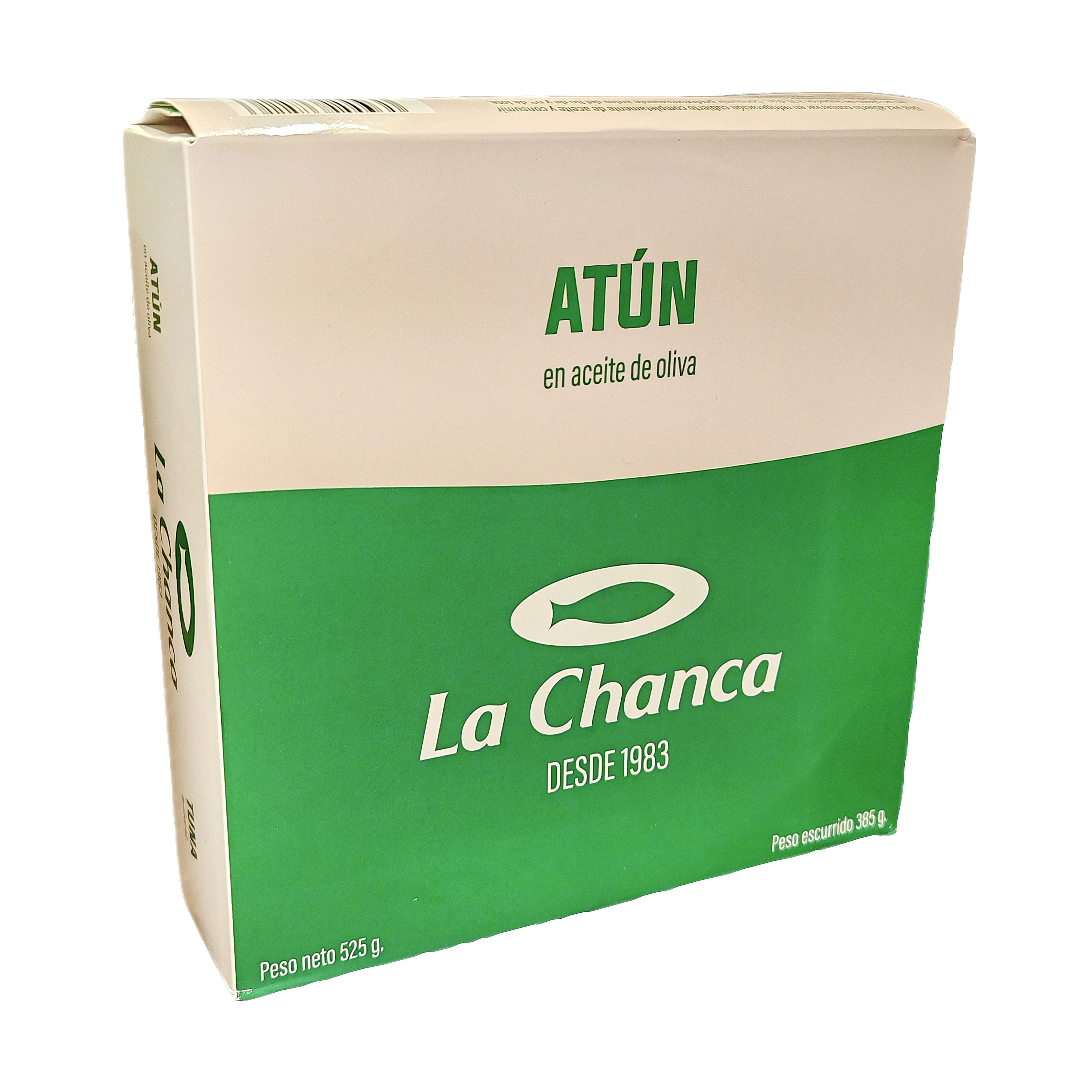 Atún en aceite de oliva 385gr. La chanca de Barbate