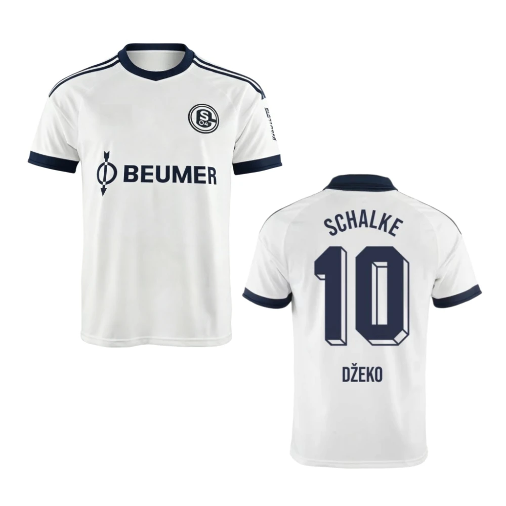 Family Matching Short Sleeve Sports T-Shirt Retro Soccer Jersey Inspired Design No.04 Print Casual Street Top for Couple Kids