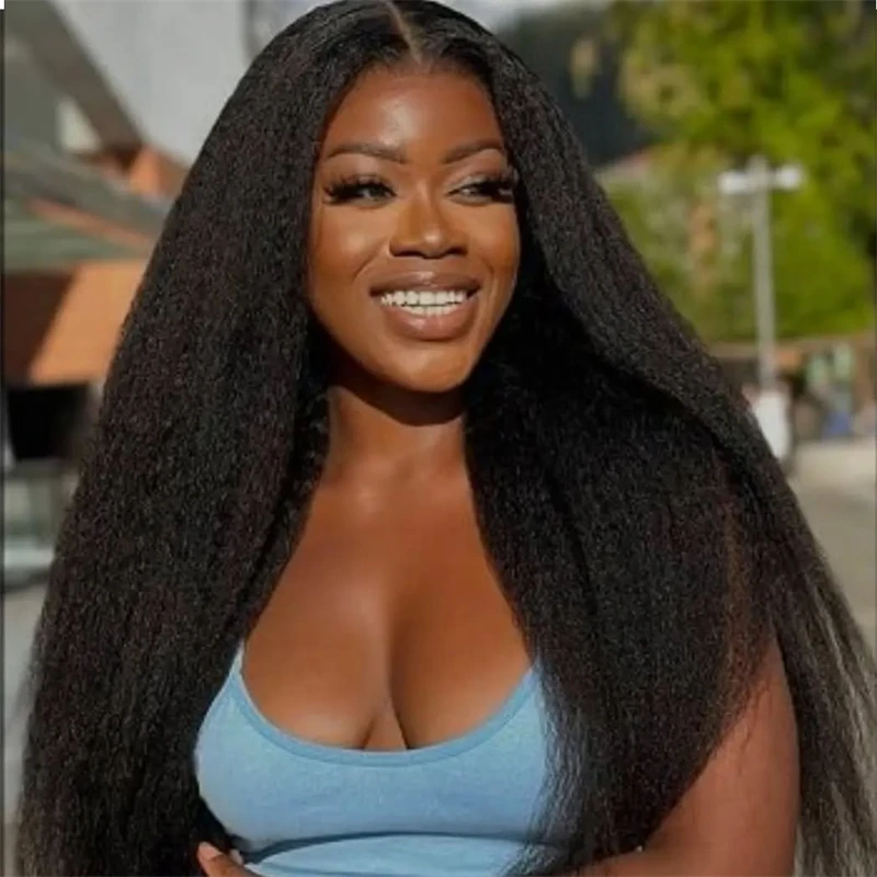 غريب مستقيم 13x6 الدانتيل الجبهة خصلات الشعر المستعار الإنسان للنساء البرازيلي العظام الملونة ياكي مستقيم الدانتيل الشفاف 4x4 إغلاق الباروكات #4