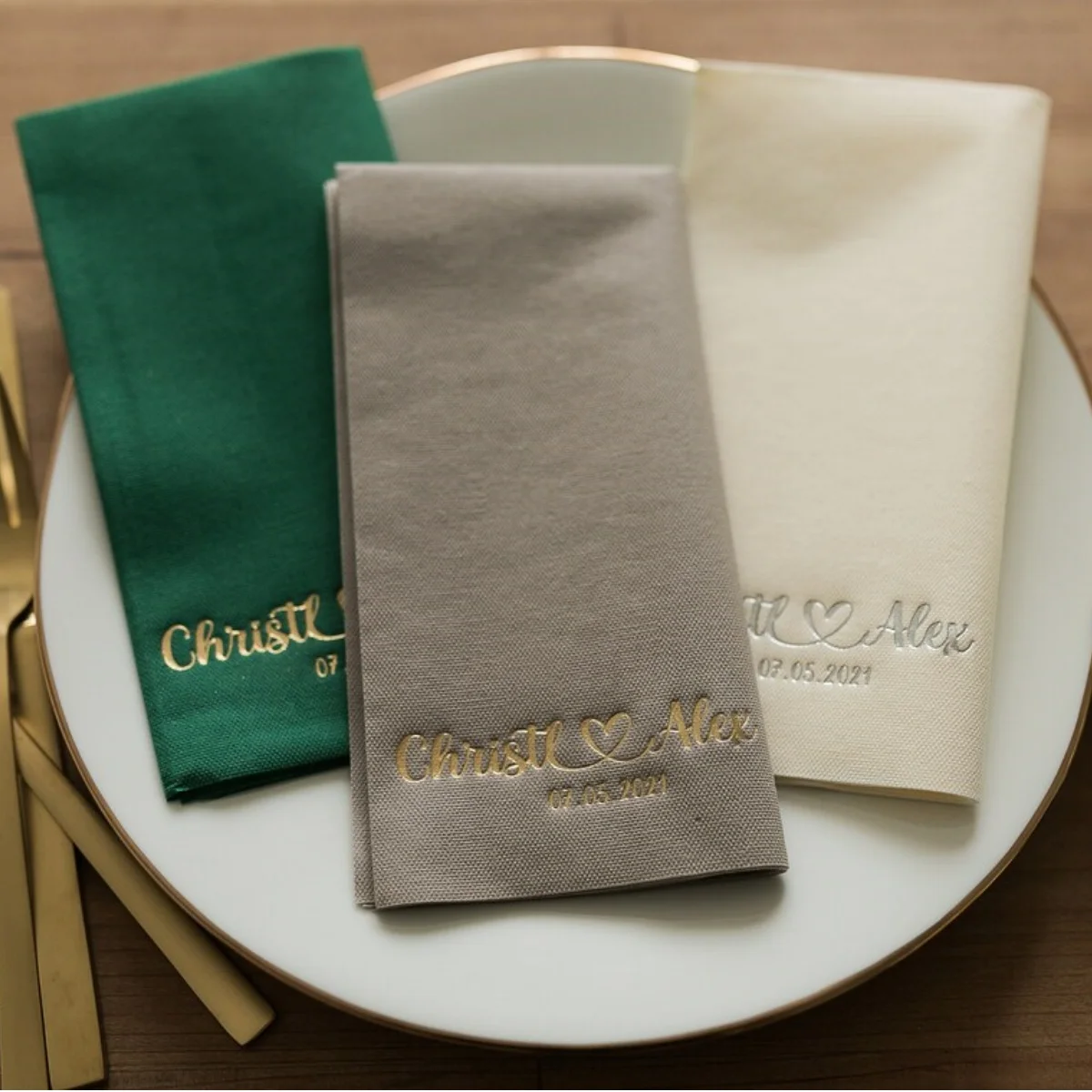 Personalized napkins, DINNER,napkins, serwetki, Bedruckte Servietten, Hochzeit, Personalized Napkins, Wedding napkins, Decorpres