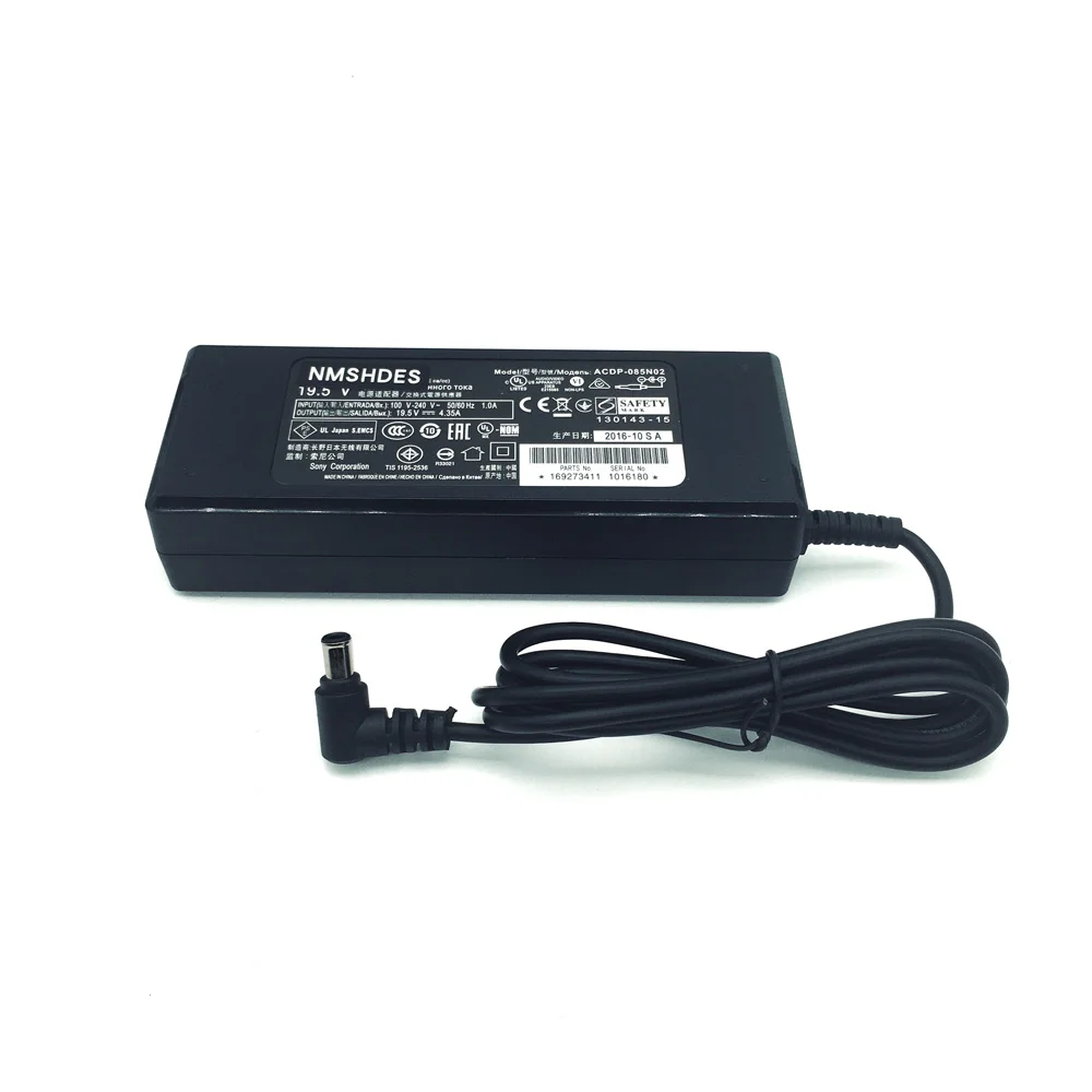 Nueva fuente de alimentación Original 19,5 V 4.35A adaptador AC/DC para Sony Bravia KDL-48W600B KDL-40W600B cargador de TV 85W