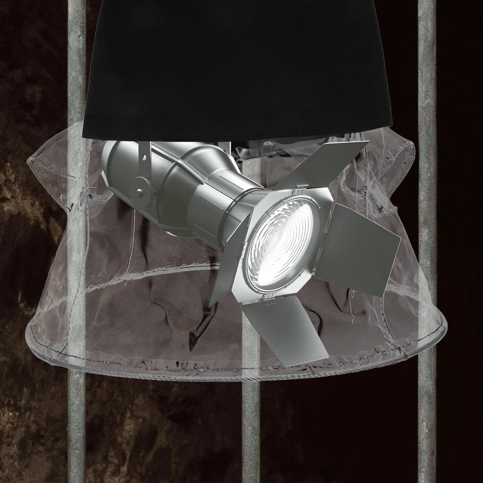 

2 шт. водонепроницаемые защитные чехлы для сценического освещения, прозрачные защитные экраны от дождя для PAR-прожекторов, защита для движущихся головных светильников от дождя