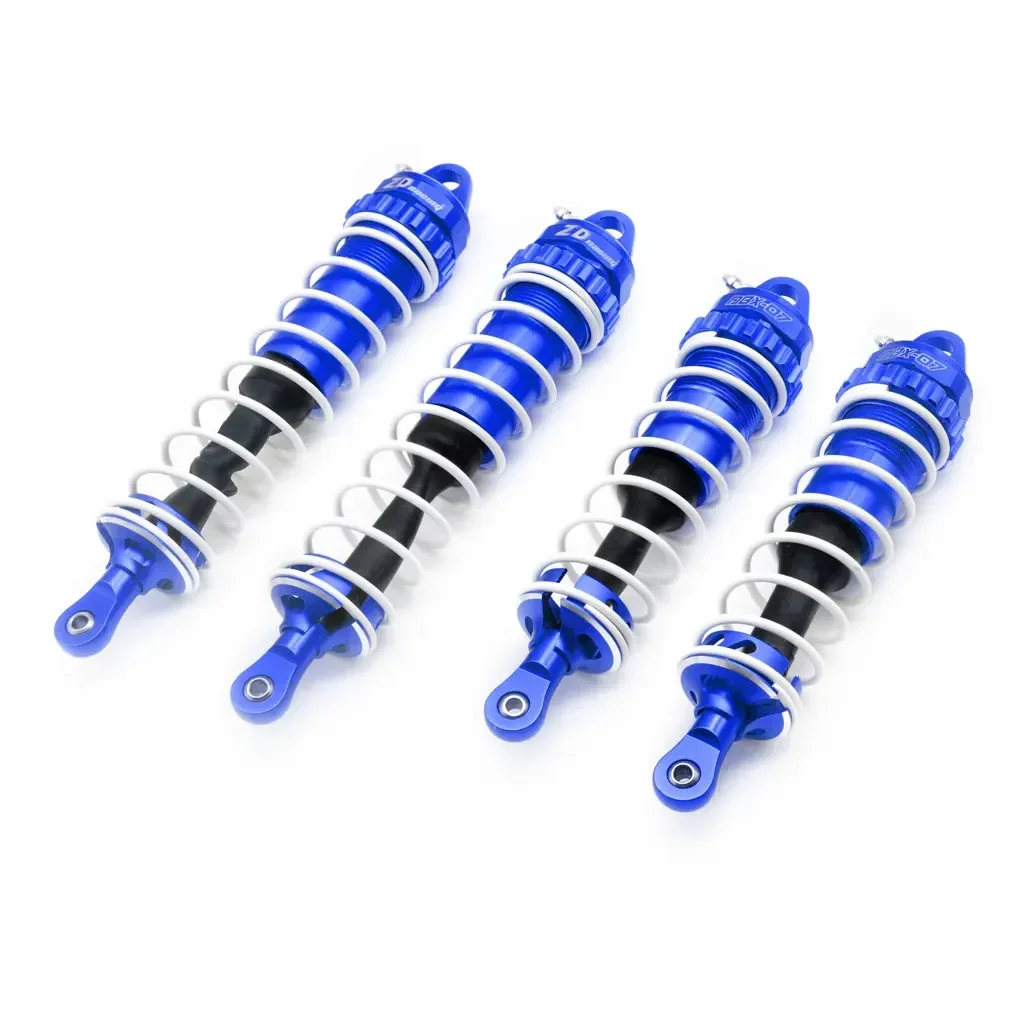 4PCS ZD Racing RC Car Shocks Absorber Damper Kit for 1/7 RC Losi Mojave DBX-07 Desert Buggy Metal Front and Rear RC Car Parts