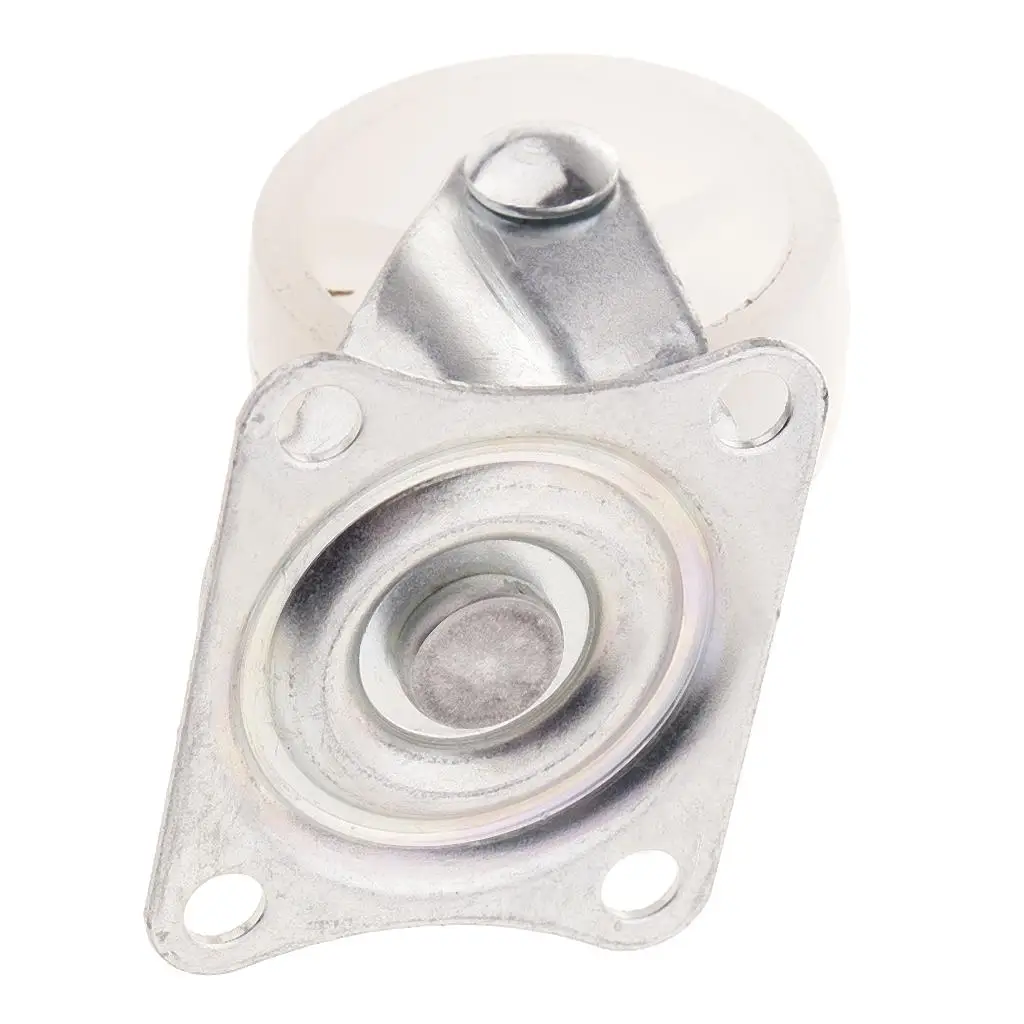 1.5 Inch Heavy Duty Swivel Caster Wheels Dual Roller Ball Bearing Shock Absorbing for Instrument Cases and Amps