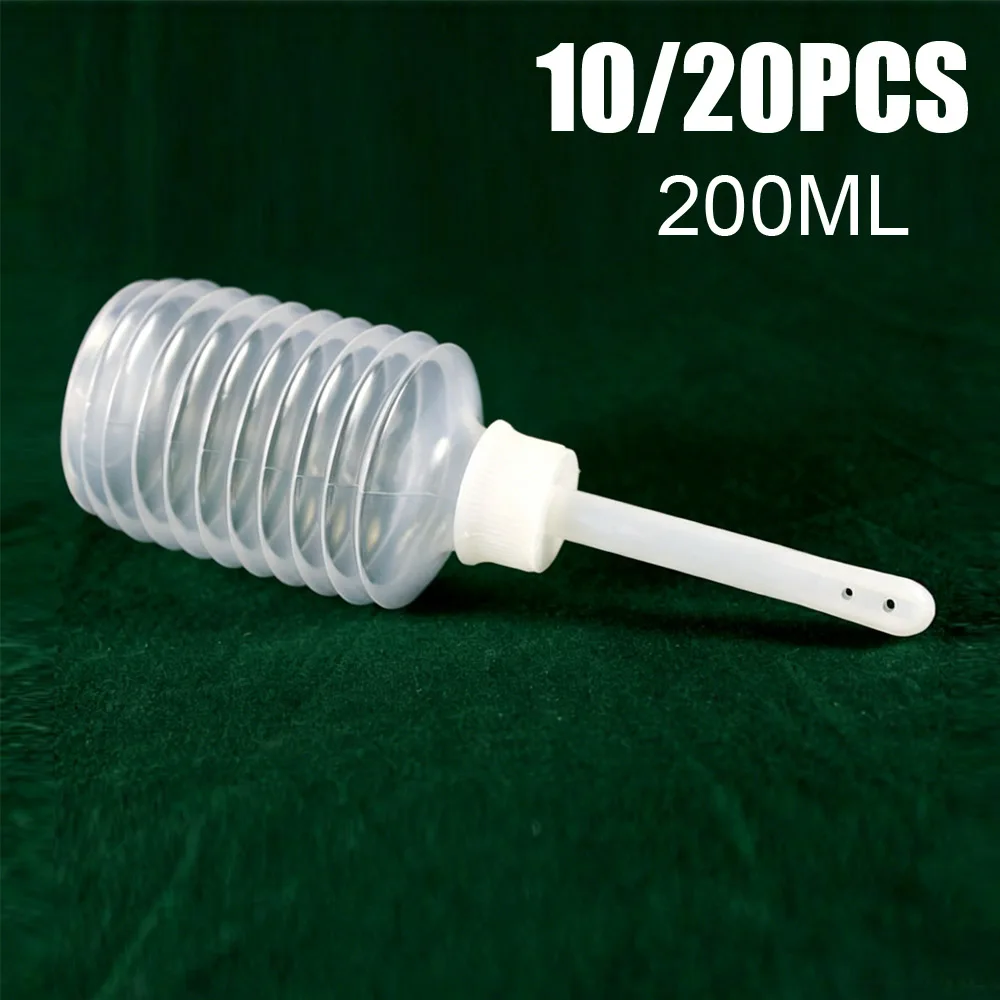 10/20x Disposable Enema Rectal Syringe Vaginal Rinse Plug Anal Vaginal Shower Cleaner Sprayer Pump Irrigator Adult Wash Hygiene
