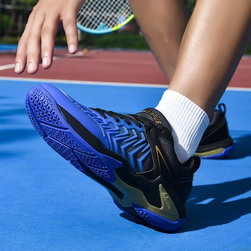 2024 nowe oddychające buty do badmintona profesjonalne trampki do badmintona Unisex buty sportowe amortyzujące trampki sportowe