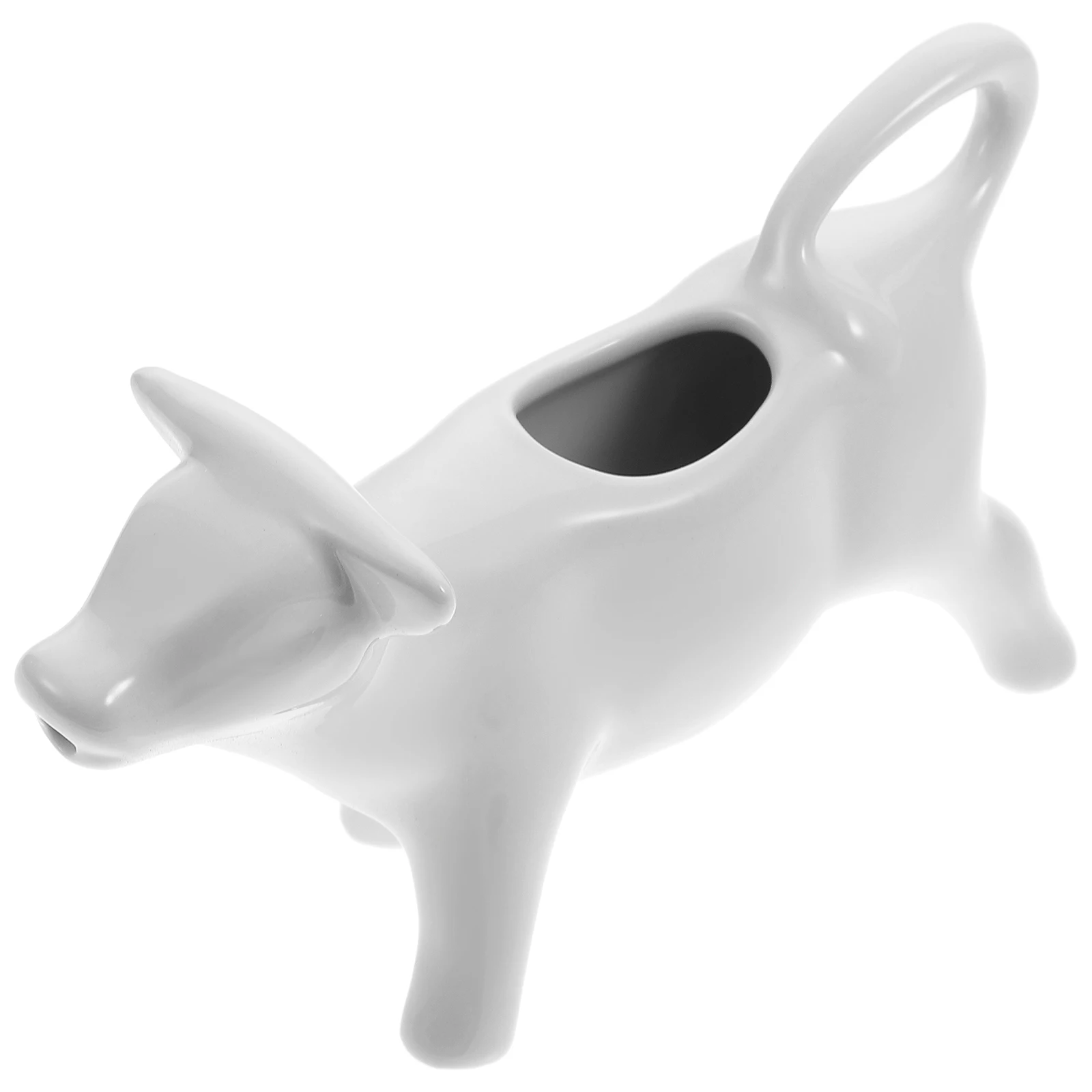 

Milk Pot Lacquer Flower Cup Jar Sauce Jug Holder Ceramic Cream Frothing Pitcher Kettle