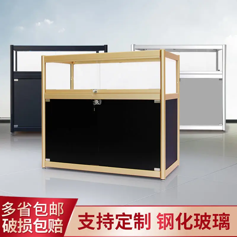 

Custom Jewelry Glass Display Cabinet Showcase Bank Jewelry Cabinet Phone Cabinet Boutique Cabinet Shelf and Alcohol Ca