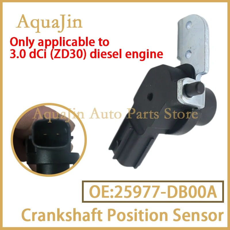 25977-DB00A Crankshaft Position Sensor For Renault Master II Nissan Interstar X70 2003~2010 Opel Vauxhall Movano A Auto J5T11371