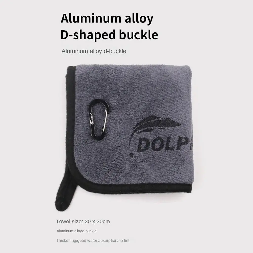 Strapazierfähiges, dickes Luya-Angelhandtuch, saugfähig, weich, Outdoor-Handtuch, antihaftbeschichtetes Angelzubehör, Fischfang-Handtuch – Detail 5