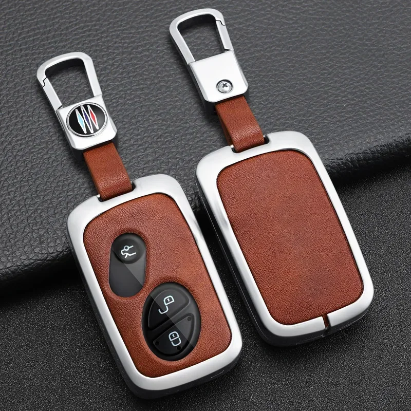 New Alloy Leather Remote Car Key Fob Case Cover Fit for Lexus GS460 GS450h GS430 RX450h CT200h HS250h LS460 ES350 IS350 IS250