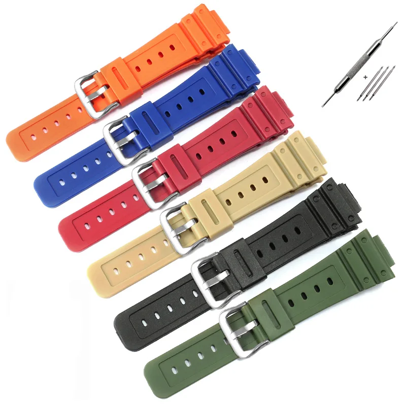 

Rubber Watchband for Casio DW5600 5610 GW6900 GA2100 Waterproof Sports Silicone Watch Strap