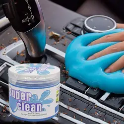 Limpiador de polvo mágico para ventilación de coche, Gel de limpieza para el hogar, portátil, teclado, oficina, lavado de huecos, eliminación de barro, goma de limo, 1 unidad