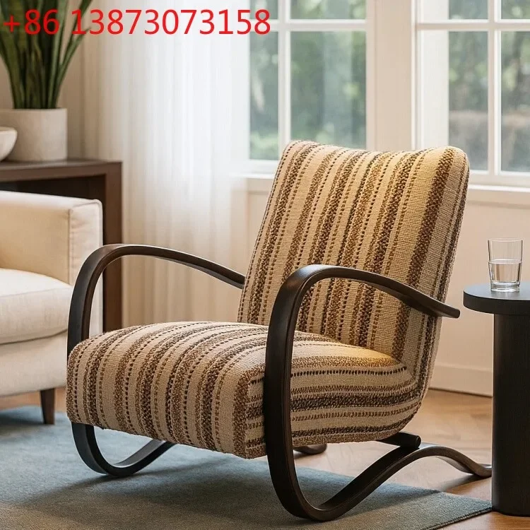 

Кресло для отдыха Burke: французское ретро-кресло для гостиной, балкона, спальни, дизайнерское антикварное одноместное кресло-софа