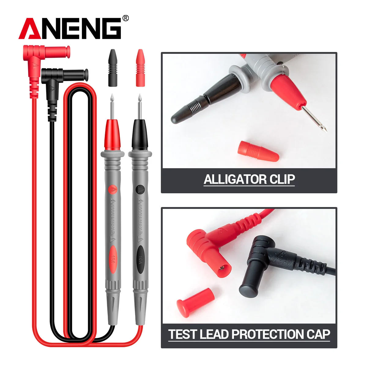 ANENG ST180 Digital Clamp Multimeter Meter AC Current 4000 Counts Ammeter Voltage Tester Car Amp Hz Capacitance NCV Ohm Tool